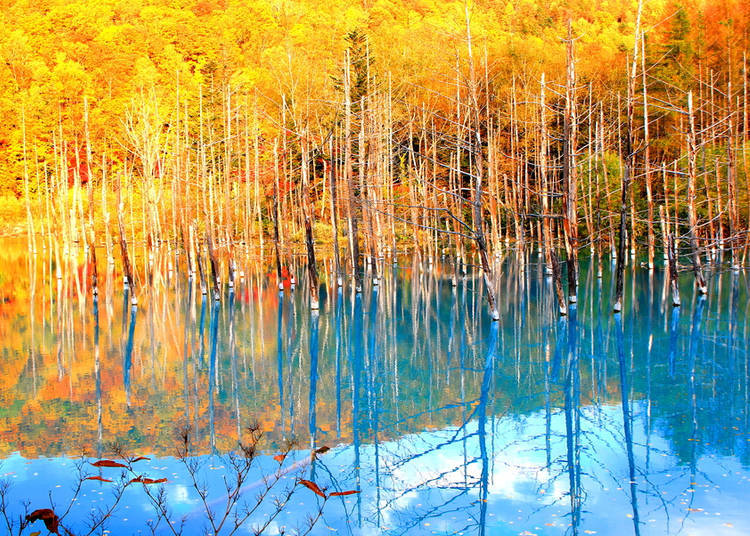 Lago Azul de Hokkaido