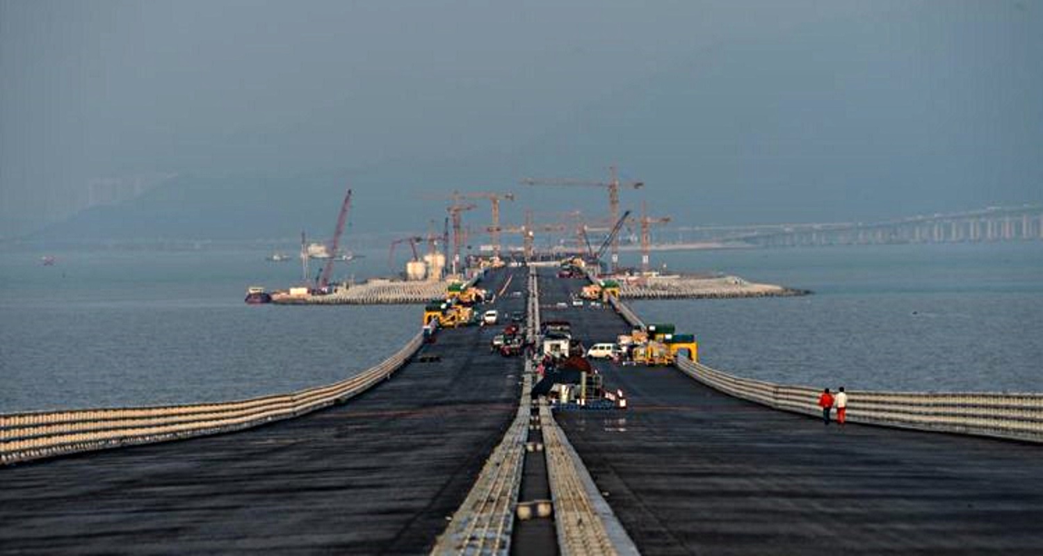 El puente más largo que existe, 55 kilómetros sobre el mar