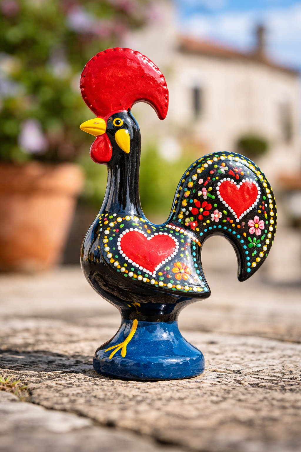 figura tradicional del gallo de Barcelos