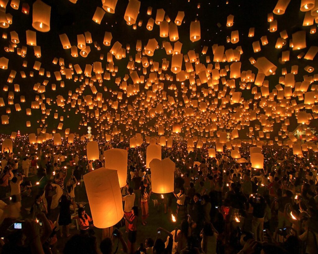 Festival de las Linternas de Pingxi, en Taiwan