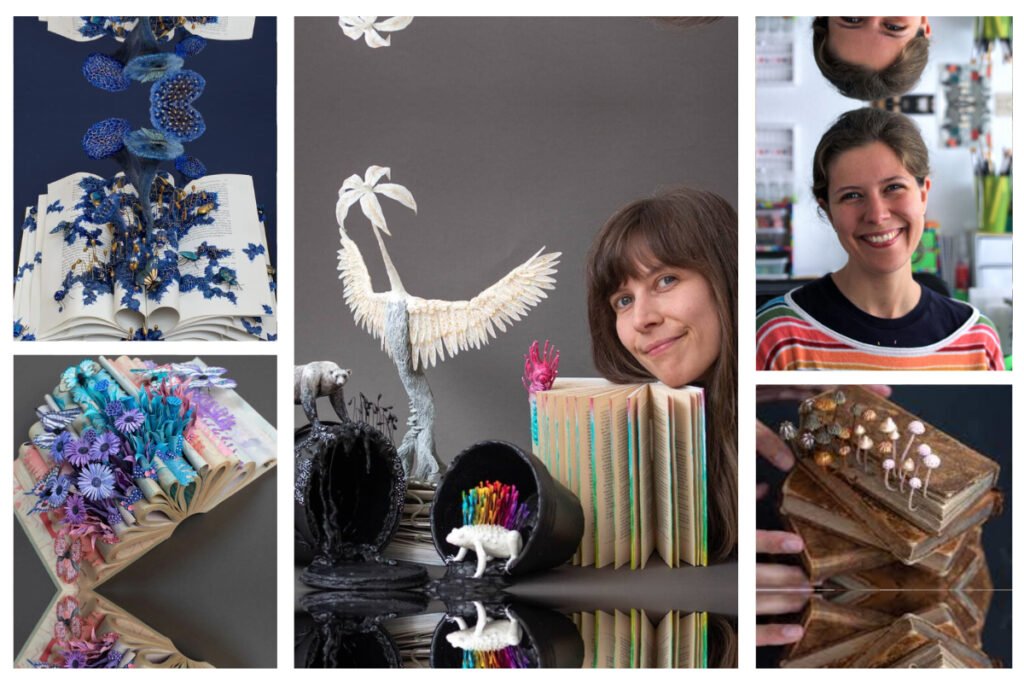 Stéphanie Kilgast, ella esculpe ecosistemas en libros