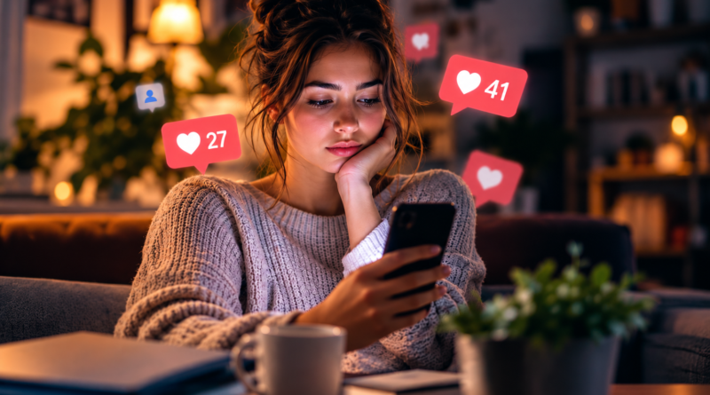 Comparación social y efectos de los likes en las redes sociales